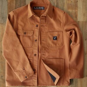 LC King Brown Duck Chore Coat